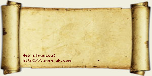 Kristina Pejčić vizit kartica